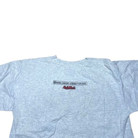 Vintage 90s Soccer Themed T Shirt Single Stitch Large - Picture 7 of 7